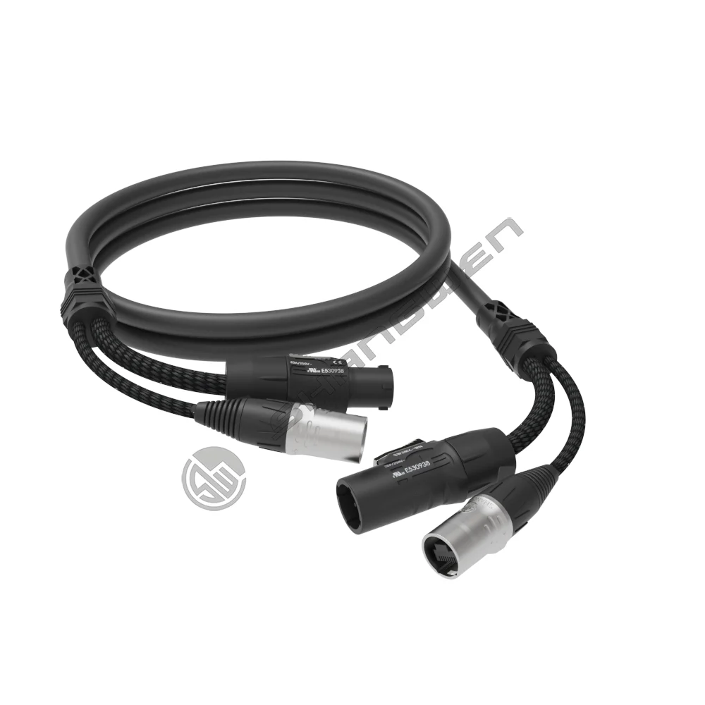 Power male+female/RJ45-RJ45